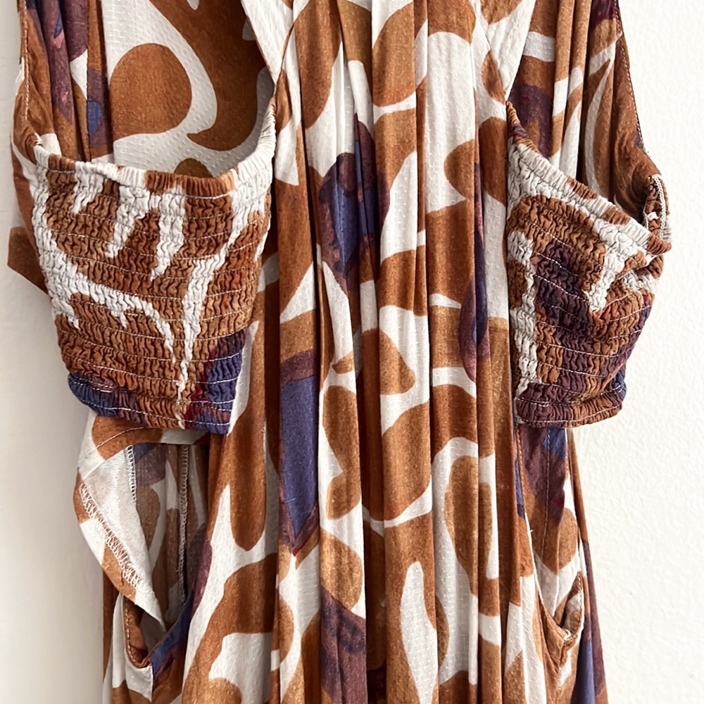 NWOT Anthropologie Piper Bandeau Maxi Dress Floral Cut Out - Picture 12 of 16